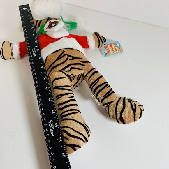 KellyToy Christmas Holiday Tiger Plush Festive Stuffed Animal Holiday Decor Gift - Picture 11 of 14